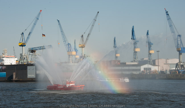 Hamburg Hafenfest 2018, die Auslaufparade