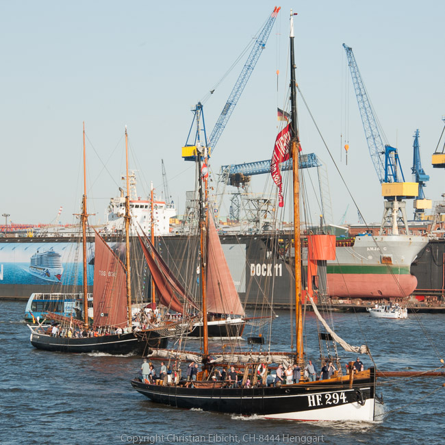 Hamburg Hafenfest 2018, die Auslaufparade