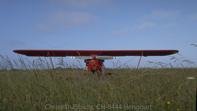Hohes Gras - kleiner Flieger Roesgen EPR301, HB-OIX
