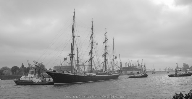 Hamburg Hafenfest 2018, die Einlaufparade