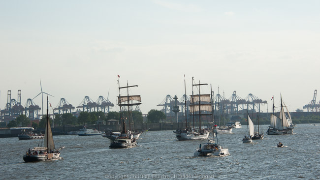 Hamburg Hafenfest 2018, die Auslaufparade