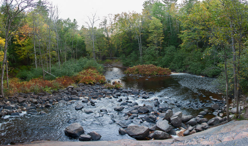 Die Stubbs Falls im Arrowhead Park.
