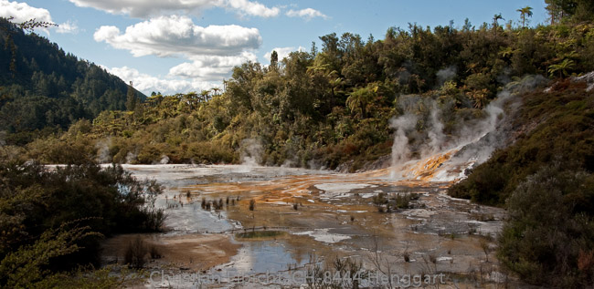 Orakei Korako Geyserland (Nordinsel).
