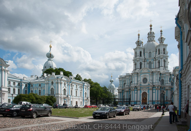 Smolny Monastir, die Klosteranlage von Smolny