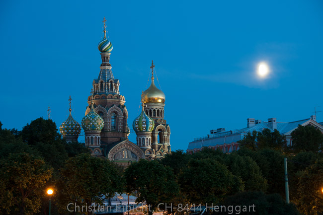 Die Erlöserkirche erinnert an das alte Russland.