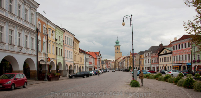 Der Hauptplatz von Litomysl/Leitomischl