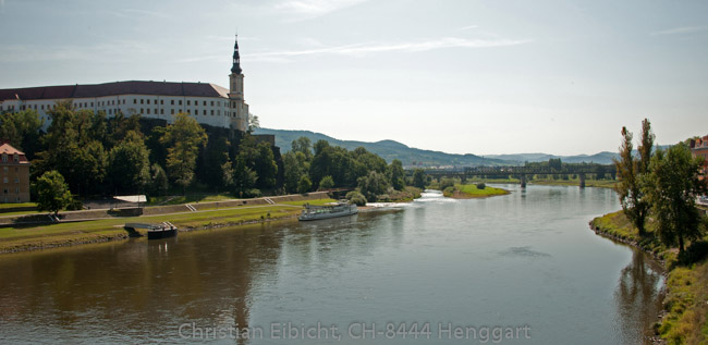 Die Elbe bei Decin