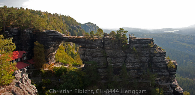 Das Prebischtor im Elbsandsteingebirge