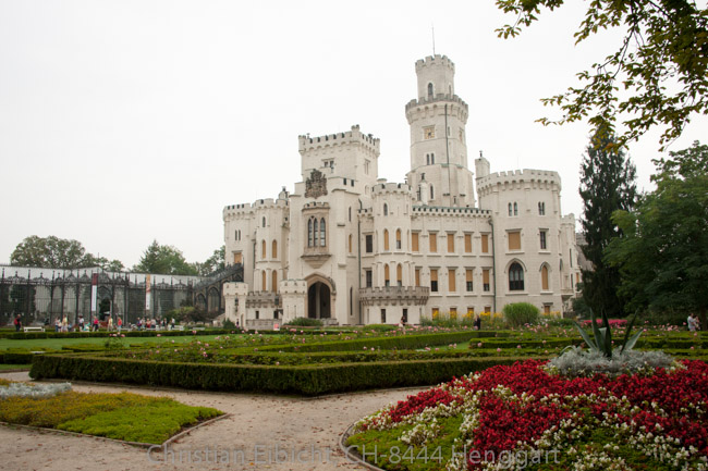 Das Schloss bei Hluboka