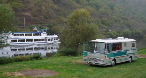 Übernachtung an der Mosel (D).